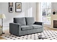 HABITAT ET JARDIN - Canapé convertible express en tissu "Elena" - 3 places - Couchage 140 cm - Gris - vignette