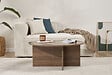 HABITAT ET JARDIN - Table basse en bois "Soleil" - 90 x 90 x 40 cm - Noyer - vignette