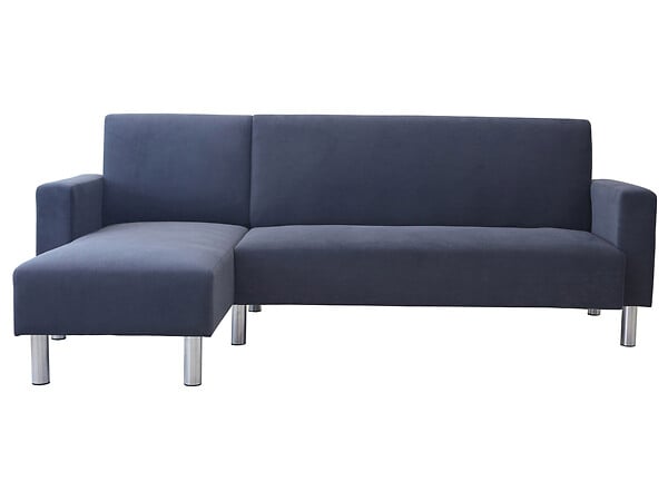HABITAT ET JARDIN - Canapé d'angle tissu réversible "Rio" - 4 places - Gris - large
