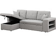 HABITAT ET JARDIN - Canapé d'angle convertible/réversible "Axel" - 3 places - Gris clair - vignette