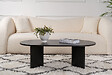 HABITAT ET JARDIN - Table basse en bois "Sable" - 60 x 119 x 40 cm - Bois Noir - vignette