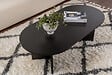 HABITAT ET JARDIN - Table basse en bois "Sable" - 60 x 119 x 40 cm - Bois Noir - vignette