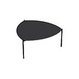 HABITAT ET JARDIN - Table basse en bois "Lenny" - 90 x 89 x 40 cm - Anthracite - vignette