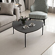 HABITAT ET JARDIN - Table basse en bois "Lenny" - 90 x 89 x 40 cm - Anthracite - vignette