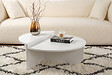 HABITAT ET JARDIN - Table basse en bois "Orion" - 90 x 60 x 30 cm - Blanc - vignette