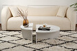 HABITAT ET JARDIN - Table basse en bois "Orion" - 90 x 60 x 30 cm - Blanc - vignette