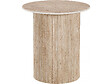 HABITAT ET JARDIN - table d'appoint, bout de canapé, table de chevet en céramique "Eclat" - 50 x 50 cm - Marron - vignette