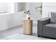 HABITAT ET JARDIN - table d'appoint, bout de canapé, table de chevet en céramique "Eclat" - 50 x 50 cm - Marron - vignette
