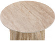 HABITAT ET JARDIN - table d'appoint, bout de canapé, table de chevet en céramique "Eclat" - 50 x 50 cm - Marron - vignette