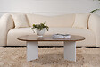 HABITAT ET JARDIN - Table basse en bois "Sable" - 60 x 119 x 40 cm - NoyerBlanc - vignette