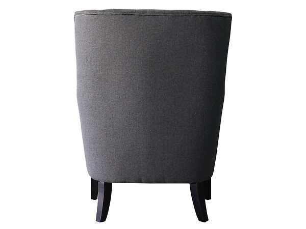 HABITAT ET JARDIN - Fauteuil Scandinave Tissu "Duchesse" - 76 x 83 x 100,5 cm - Gris - large