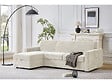 HABITAT ET JARDIN - Canapé d'angle réversible convertible express en tissu "Celia" - 3 places  - Beige - vignette