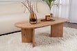 HABITAT ET JARDIN - Table basse en bois "Sable" - 60 x 119 x 40 cm - Pin atlantique - vignette