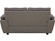 HABITAT ET JARDIN - Canapé fixe en cuir reconstitué et PVC " Dallas" - 169 x 88 x 90 cm - 2 places - Gris/Blanc - vignette