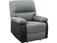 HABITAT ET JARDIN - Fauteuil relax "Lincoln" - 90 x 89 x 103 cm - Noir/Gris foncé - vignette