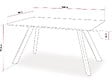 HABITAT ET JARDIN - Table repas "Manhattan" Chêne / Noir - 160 x 90 x 75,5 cm - vignette