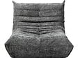 HABITAT ET JARDIN - Lot de 2 chauffeuses pour canapé modulables en tissu texturé "Velasca" - Gris - vignette