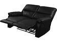 HABITAT ET JARDIN - Canapé relax "Lincoln" - 147 x 89 x 103 cm - 2 places - Noir - vignette