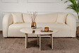 HABITAT ET JARDIN - Table basse en bois "Moira" - 90 x 90 x 41 cm - Travertin - vignette