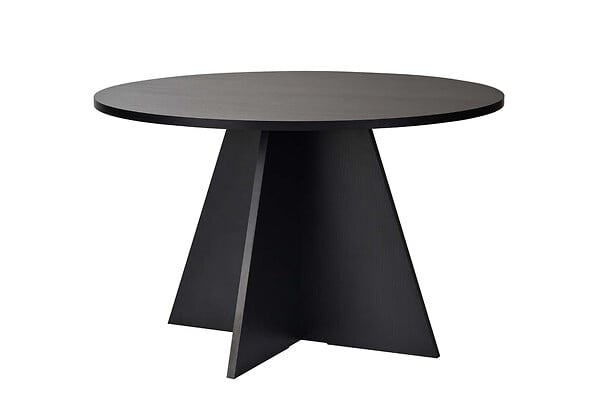 HABITAT ET JARDIN - Table à manger en bois "Virella" - 120 x 120 x 75 cm - Bois Noir - large
