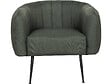HABITAT ET JARDIN - Fauteuil en tissu "Diana" - 1 place - Gris foncé - vignette