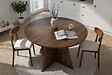 HABITAT ET JARDIN - Table à manger en bois "Virella" - 120 x 120 x 75 cm - Noyer - vignette