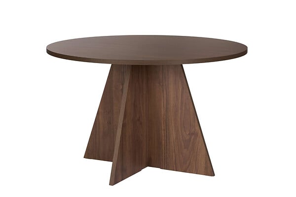 HABITAT ET JARDIN - Table à manger en bois "Virella" - 120 x 120 x 75 cm - Noyer - large