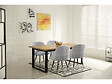 HABITAT ET JARDIN - Lot de 2 chaises en tissu "Harmony" - 54 x 57 x 90 cm - Beige - vignette