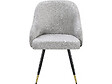 HABITAT ET JARDIN - Lot de 2 chaises en tissu "Harmony" - 54 x 57 x 90 cm - Beige - vignette