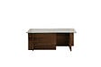 HABITAT ET JARDIN - Table basse en bois "Vetrino" - 105 x 65 x 40 cm - Noyer - vignette