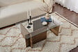 HABITAT ET JARDIN - Table basse en bois "Vetrino" - 105 x 65 x 40 cm - Noyer - vignette