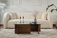 HABITAT ET JARDIN - Table basse en bois "Vetrino" - 105 x 65 x 40 cm - Noyer - vignette