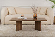HABITAT ET JARDIN - Table basse en bois "Sabin" - 60 x 119 x 40 cm - Noyer - vignette