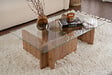 HABITAT ET JARDIN - Table basse en bois "Flavio" - 105 x 65 x 30 cm - Pin atlantique - vignette