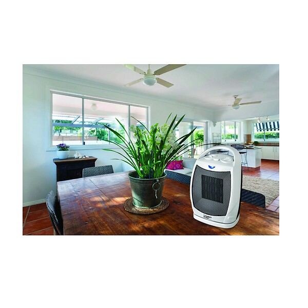 KEMPER - Chauffage Soufflant 1500w Blanc - CM-1500 - large