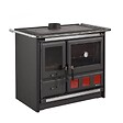NORDICA - Cuisinière à Bois 11kw Noir Anthracite - ROSAXXL.16ACIERNOIRANTHRA - vignette