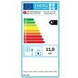 NORDICA - Cuisinière à Bois 11kw Noir Anthracite - ROSAXXL.16ACIERNOIRANTHRA - vignette