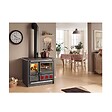 NORDICA - Cuisinière à Bois 11kw Noir Anthracite - ROSAXXL.16ACIERNOIRANTHRA - vignette