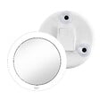 EMKE - EMKE Miroir de Maquillage Lumineux , Grossissement 5x, Fixation par Ventouse, Éclairage LED 6000K pour Salle de Bain, Blanc - vignette