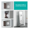 EMKE - EMKE Miroir de Maquillage Lumineux , Grossissement 5x, Fixation par Ventouse, Éclairage LED 6000K pour Salle de Bain, Blanc - vignette