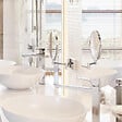 HANSGROHE - Hansgrohe AddStoris Miroir cosmétique mural avec éclairage LED, Chrome (41790000) - vignette