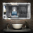 AICA SANITAIRE - AICA Miroir de salle de bain 160x80cm Tri-color anti-buée LED avec mémoire et lumière gradation - vignette