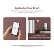 EMKE - EMKE Thermostatique Intelligente avec Passerelle, Vanne Thermostatique Connectée Radiateur, Détection de Fenêtre, Contrôle à Distance, Compatible Alexa & Google Home - vignette