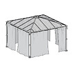 PALRAM - Set De Rideaux Pour Tonnelle - 704236 - vignette