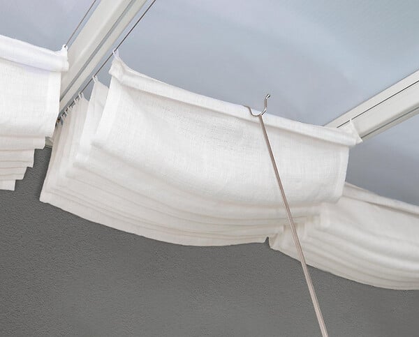 PALRAM - stores de toit 3x8,51m blanc - 706113 - large