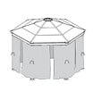 PALRAM - set de moustiquaires pour tonnelles - 703986 - vignette