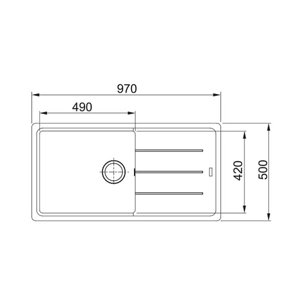 FRANKE - Pack évier + Mitigeur Noir/chrome - 394054 - large