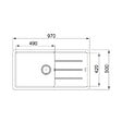 FRANKE - Pack évier + Mitigeur Noir/chrome - 394054 - vignette