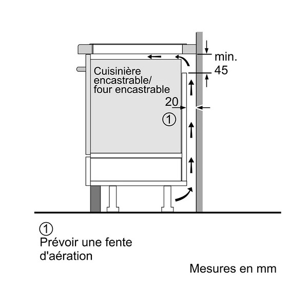 NEFF - plaque de cuisson à induction 80cm 5 foyers 7400w - T58FHW1L0 - large