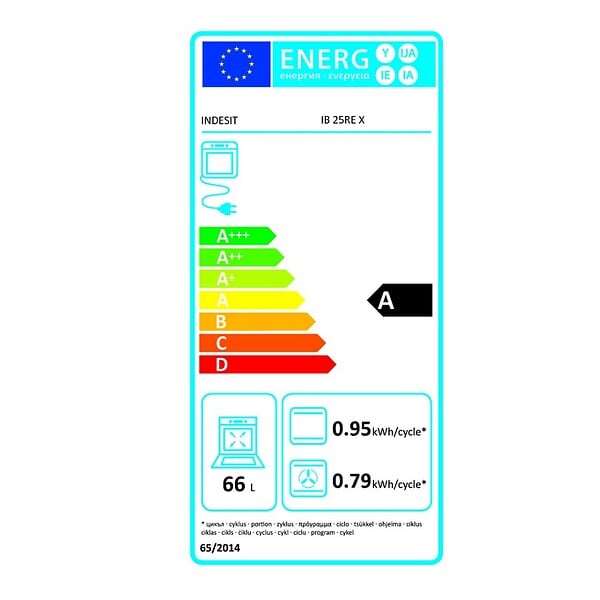 INDESIT - four encastrable multifonction 66l 2500w inox - IB25REX - large